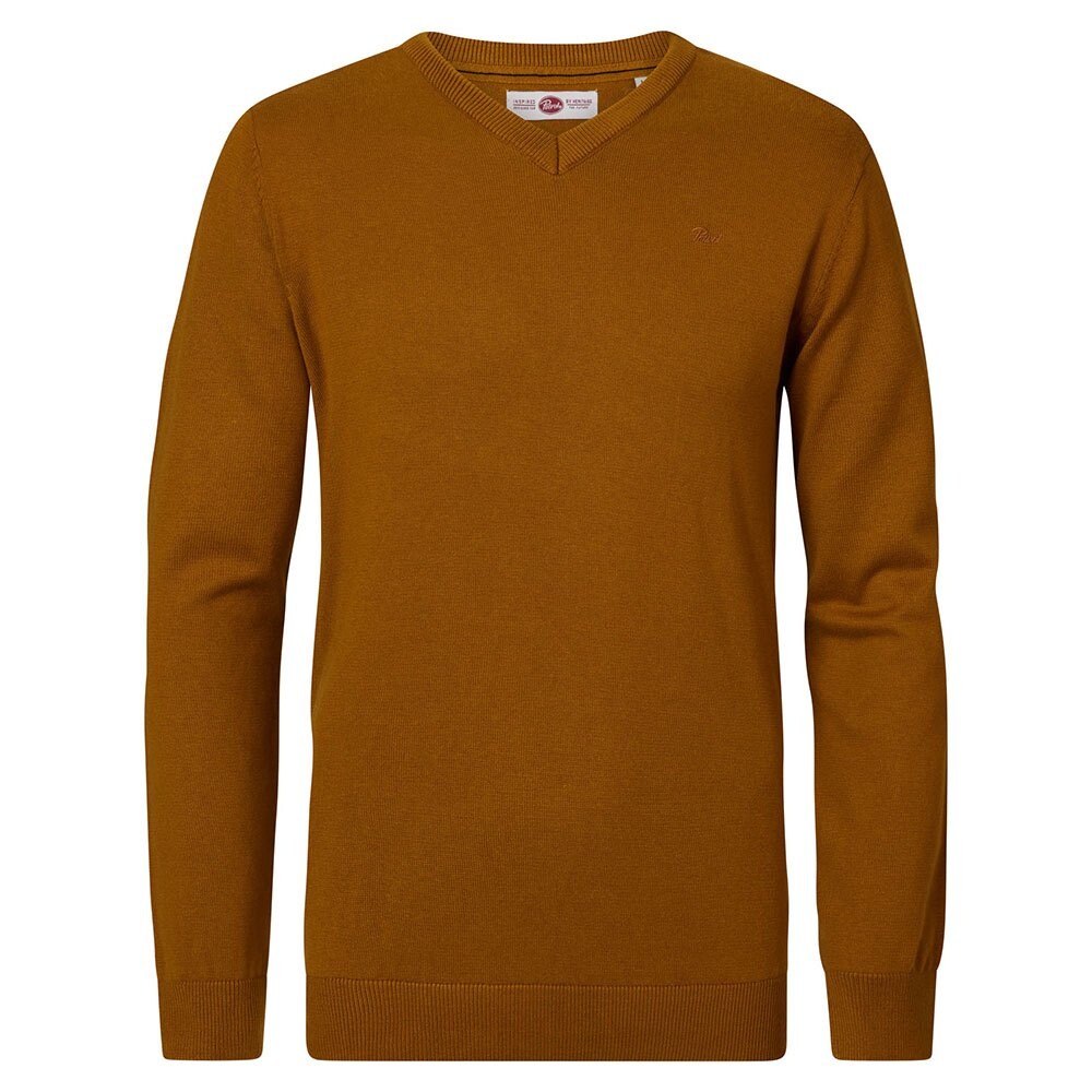 

Свитер Petrol Industries M-3020-Kwv200 V Neck, коричневый