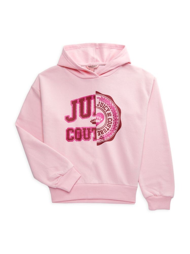 

Толстовка с логотипом для маленьких девочек и девочек Juicy Couture, цвет Orchid Pink