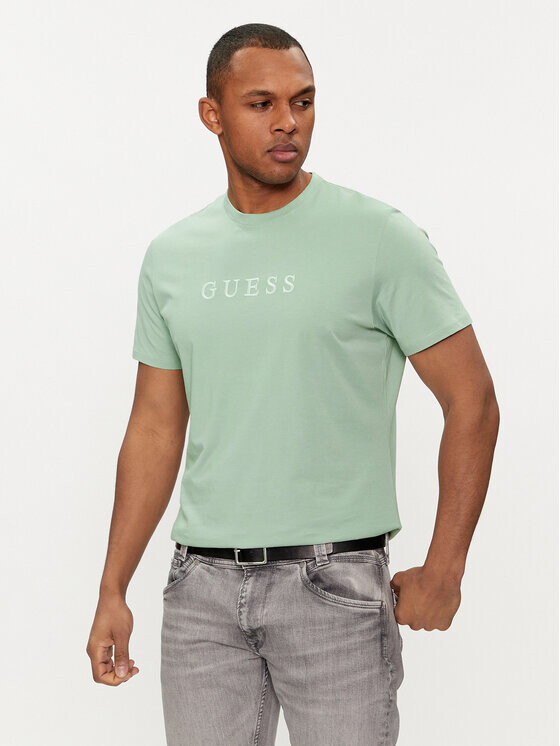 

Футболка узкого кроя Guess, зеленый