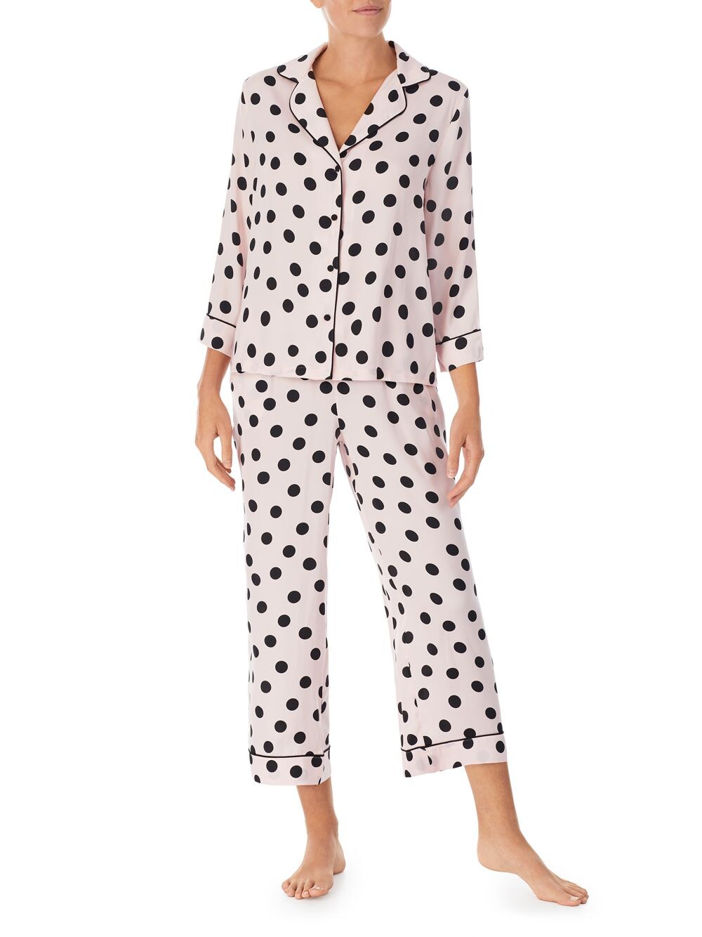 

Укороченный пижамный комплект из двух предметов в горошек kate spade new york