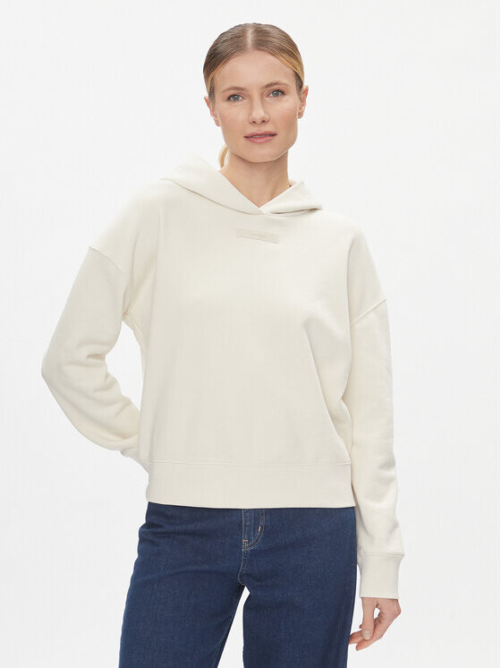 

Толстовка обычного кроя Calvin Klein, экрю