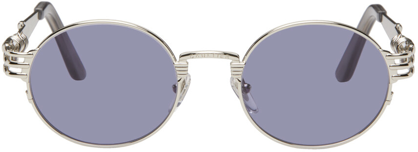

Серебряные солнцезащитные очки 56-6106 Jean Paul Gaultier