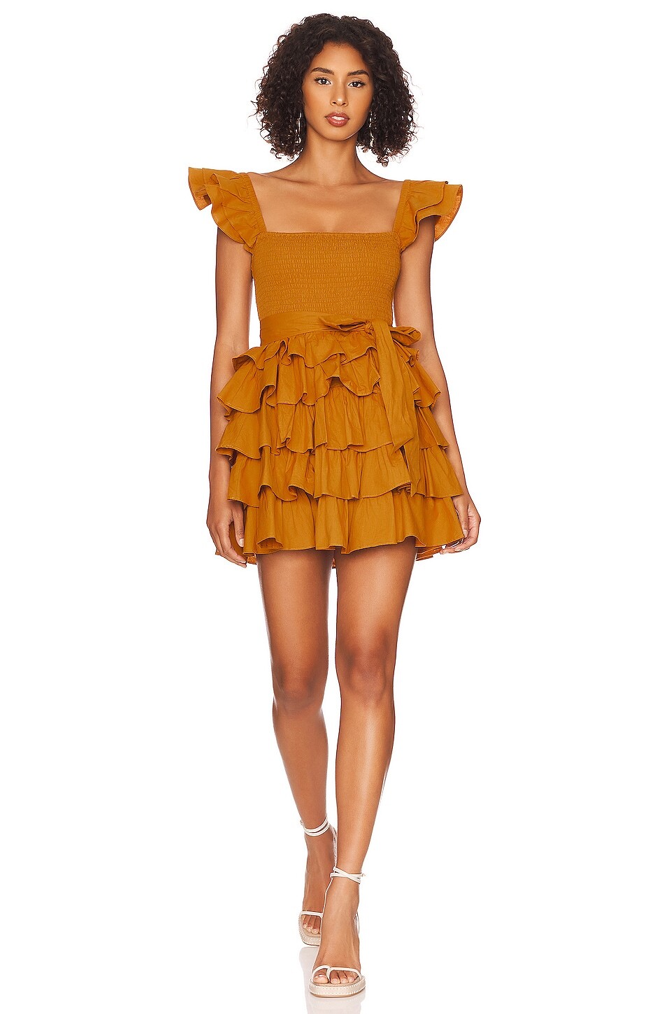 

Платье мини Tularosa Carlotta, цвет Mustard