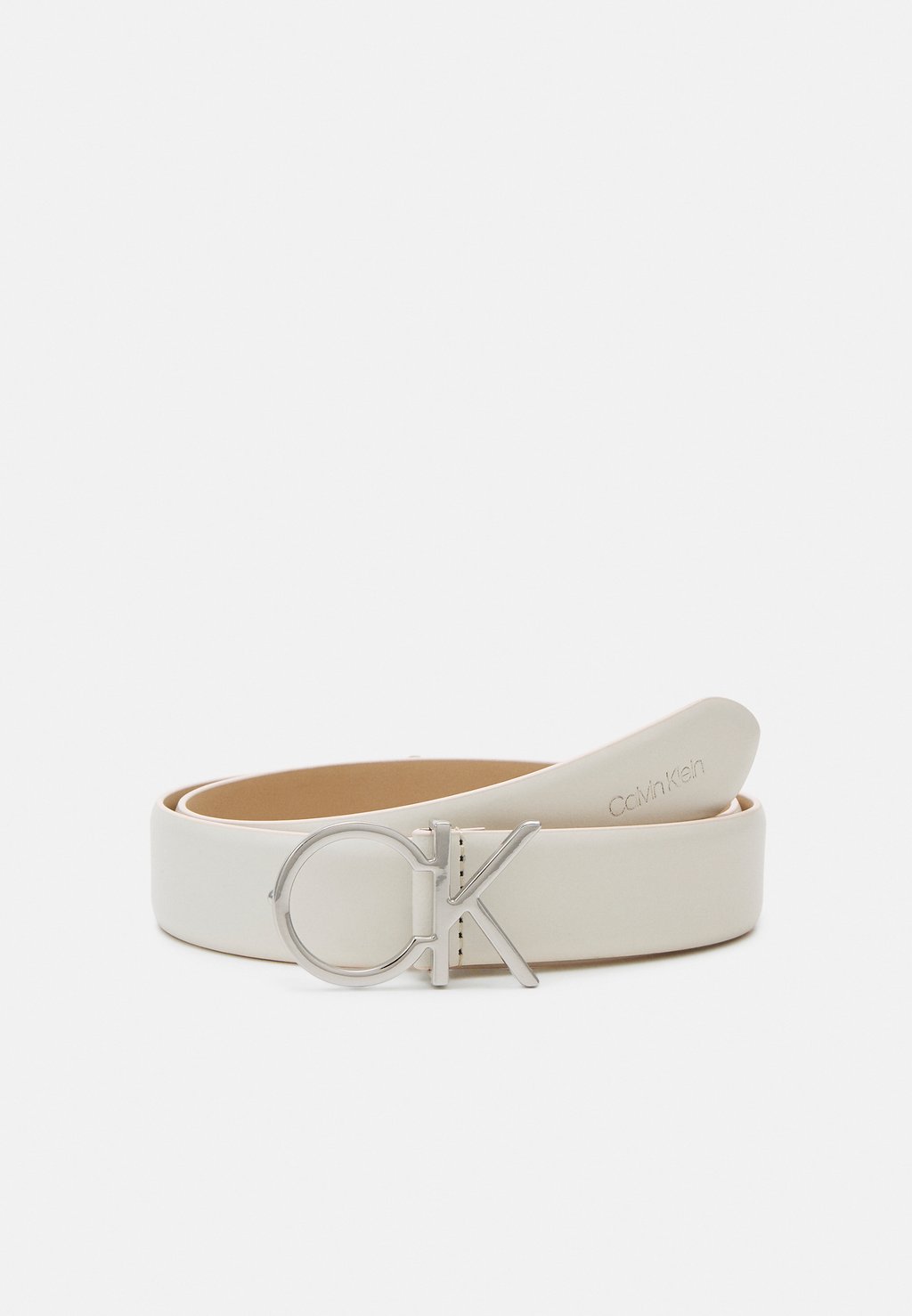Ремень Belt Logo Calvin Klein, цвет bright white ремень logo belt calvin klein цвет stoney beige