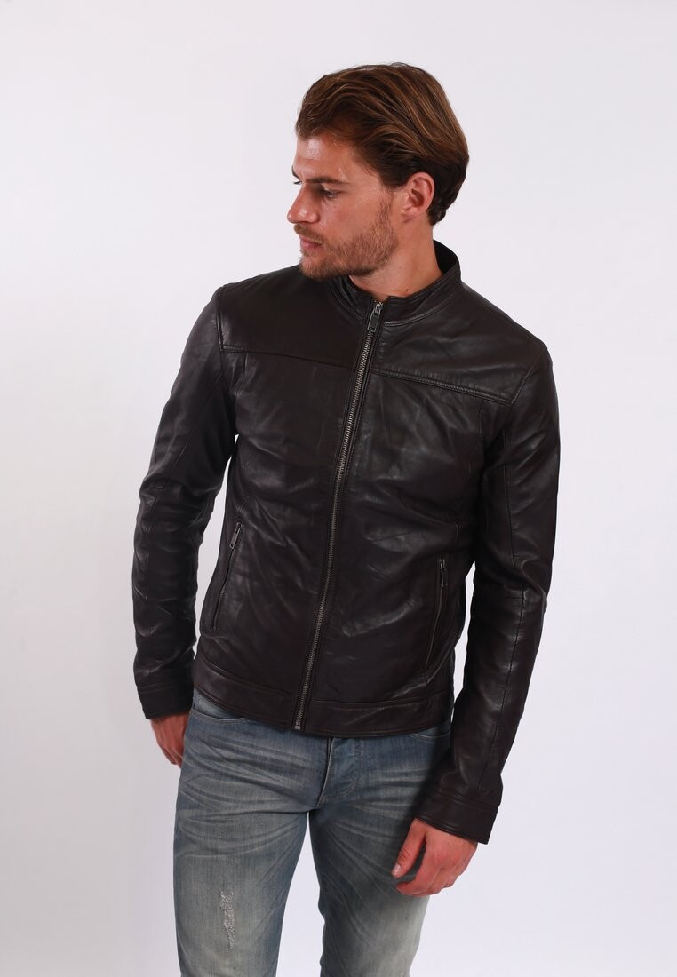 

Кожаная куртка Lee Cooper, коричневый