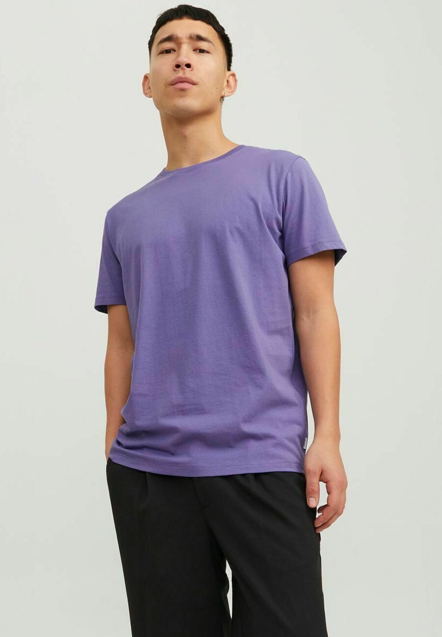

Футболка базовая TEE SS O NECK NOOS Jack & Jones, цвет twilight purple