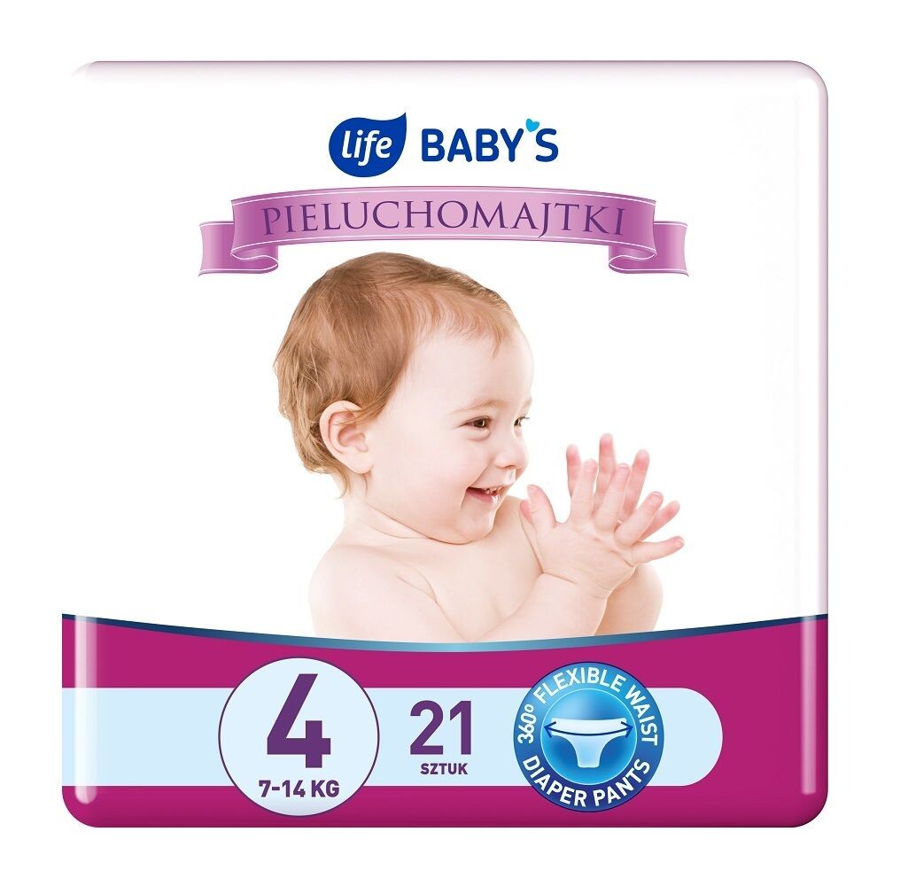 

Подгузники для детей Life Baby`s Pants Maxi 4, 21 шт