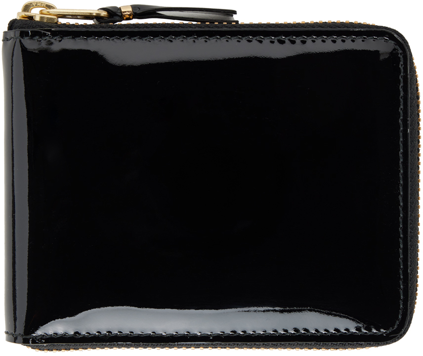Черный классический кошелек с принтом Comme des Garçons