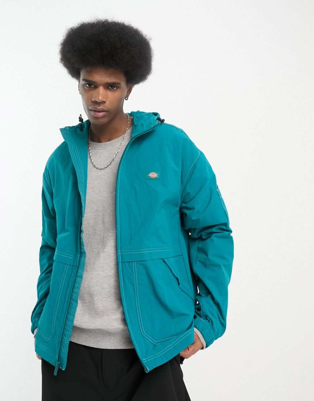 

Бирюзовая куртка с капюшоном Dickies Jackson