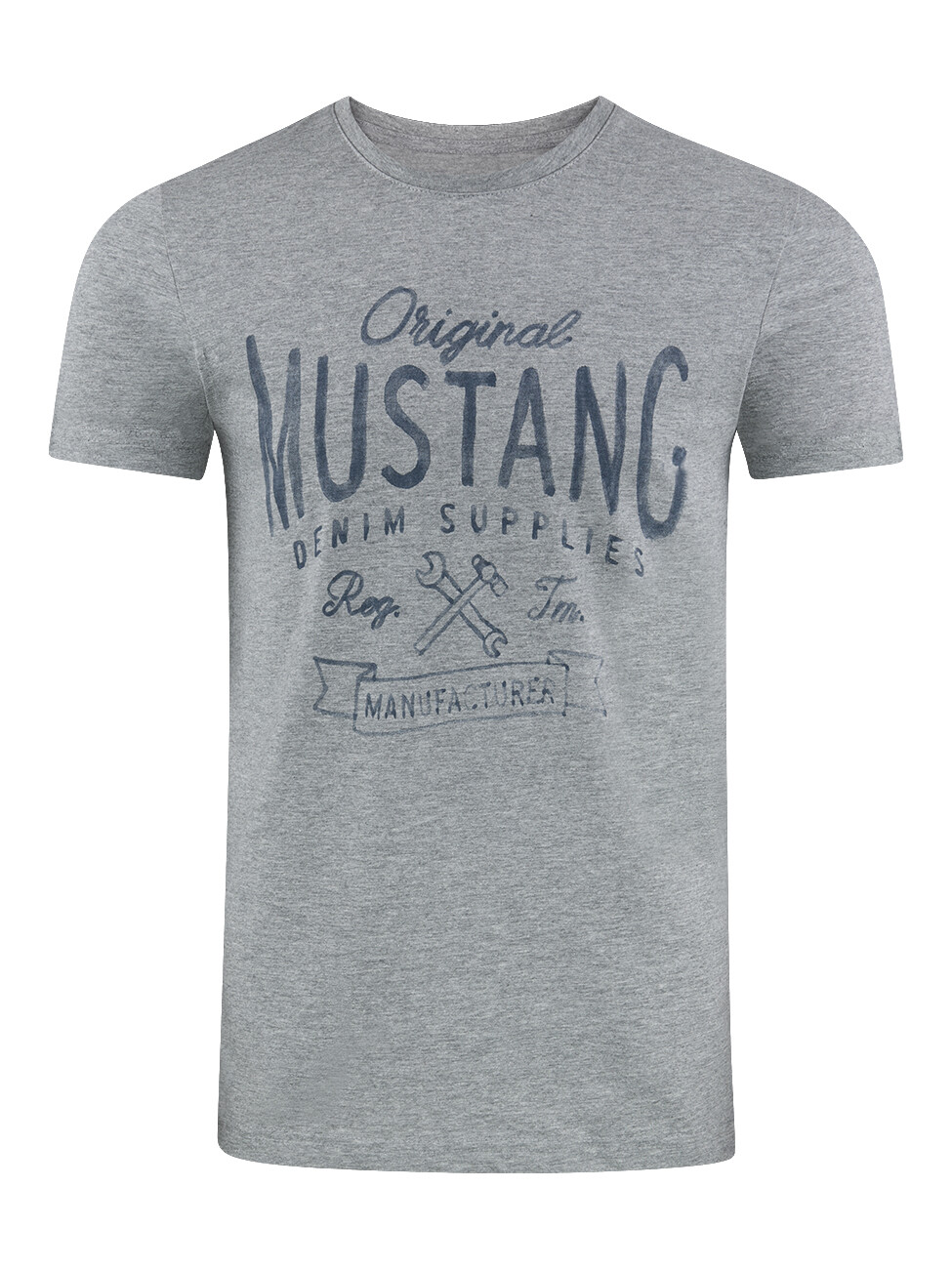 

Футболка Mustang Basic Print, серый