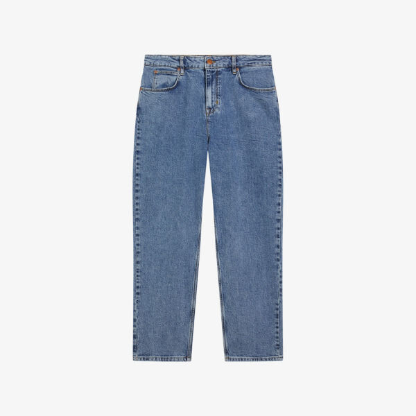 

Прямые джинсы Shorai из эластичного денима с высокой посадкой Ted Baker, цвет mid-wash