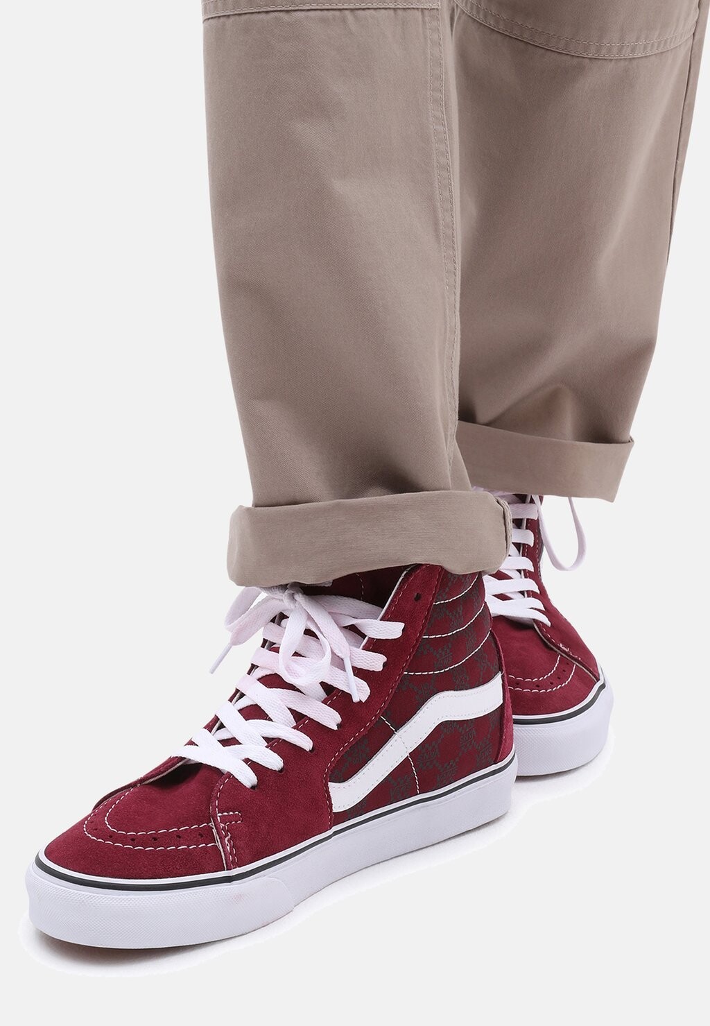 

Высокие кроссовки Vans, красный