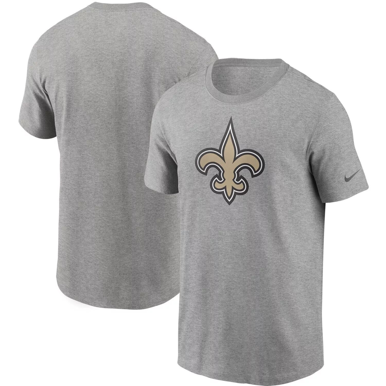 

Мужская серая футболка с логотипом New Orleans Saints Primary Nike, Серый