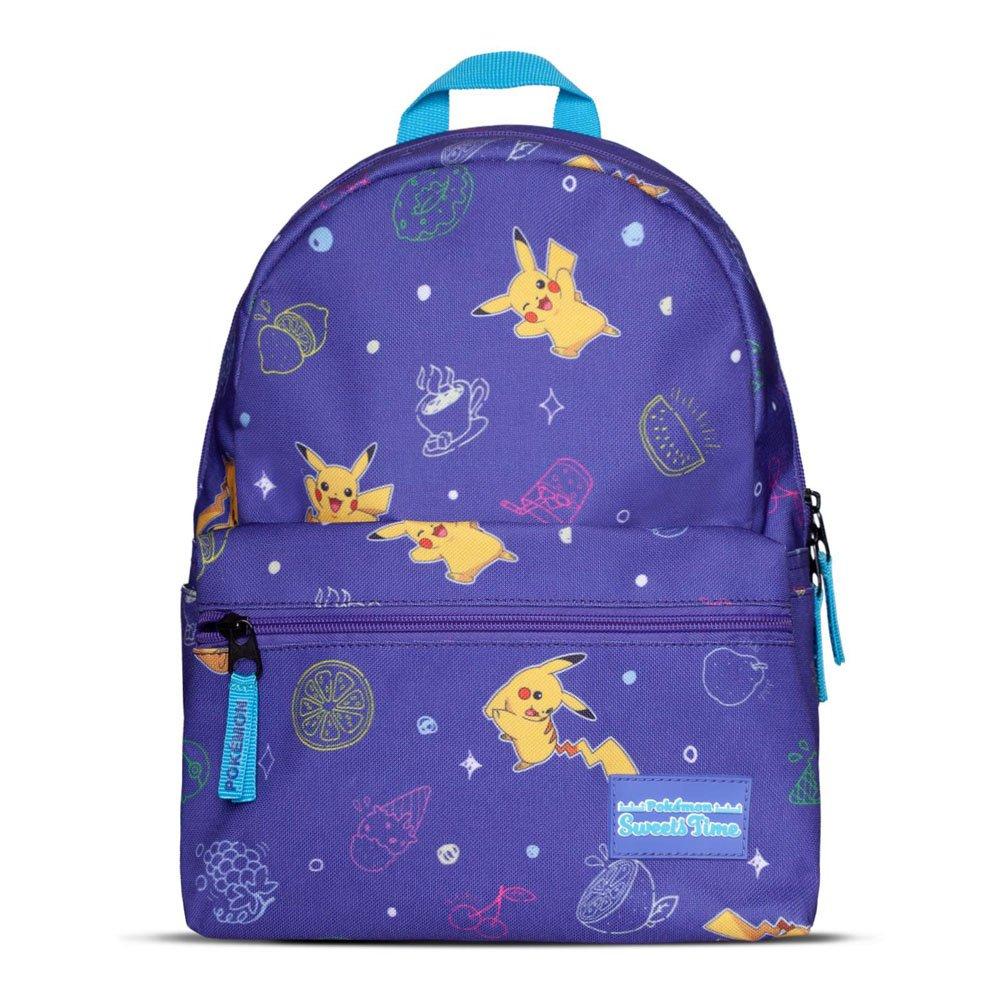 Детский мини-рюкзак со сплошным принтом Pikachu Sweets Time, фиолетовый (MP787176POK) Pokemon, фиолетовый рюкзак marvel со сплошным принтом deadpool мультиколор