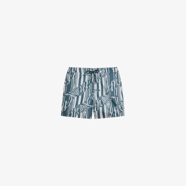 

Плавки-шорты из переработанного полиэстера с принтом Peaty в виде бабочек Ted Baker, синий