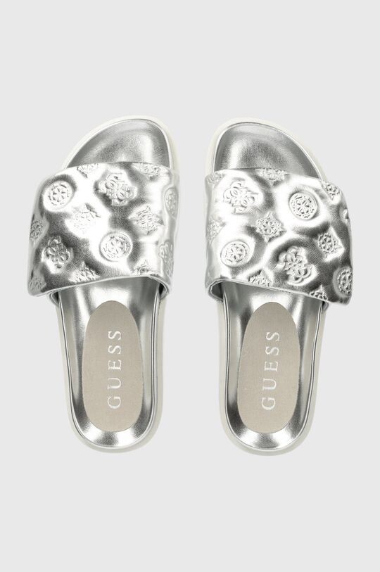 

Шлепанцы FABIO Guess, серебро