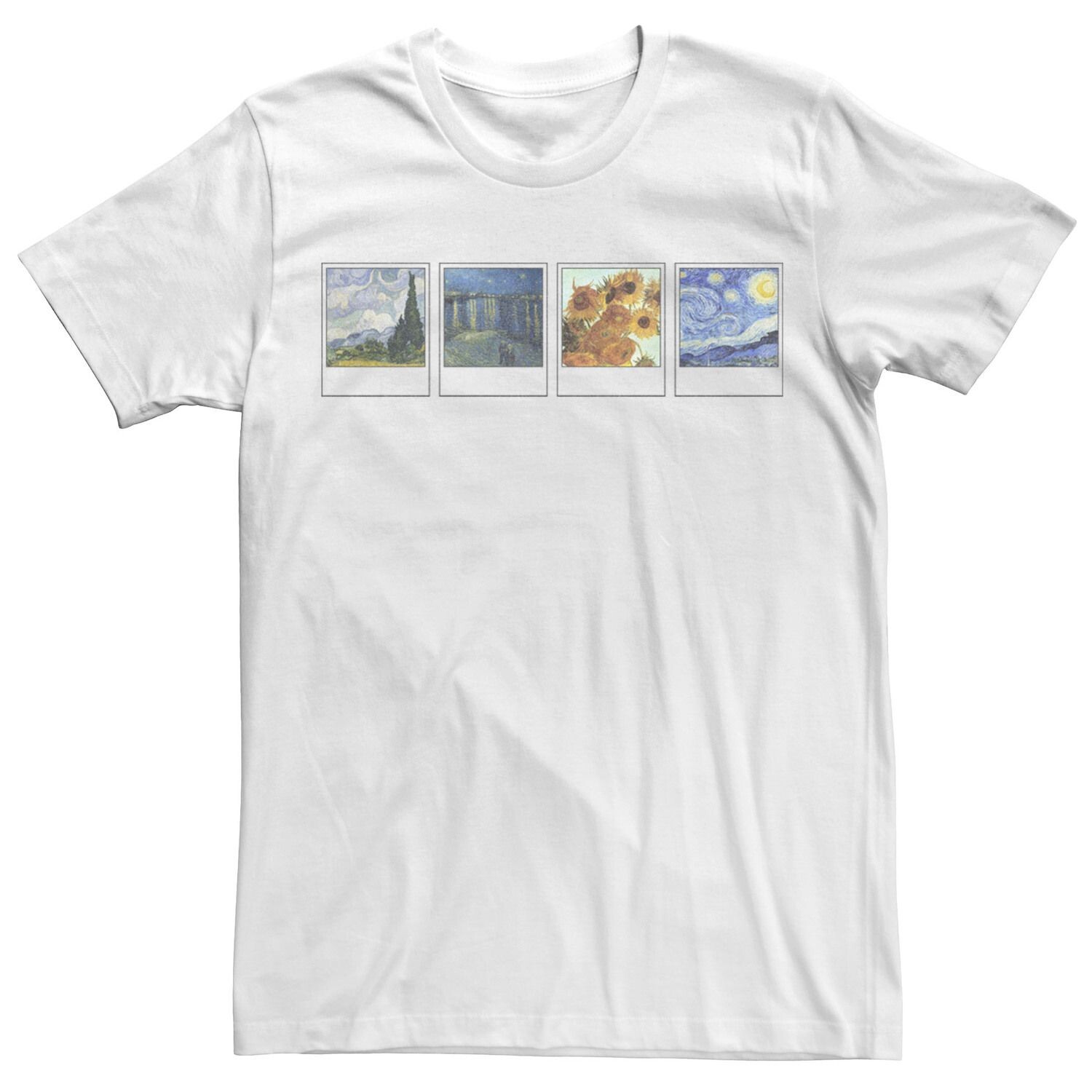 

Модная футболка бойфренда Van Gogh Polaroids для юниоров