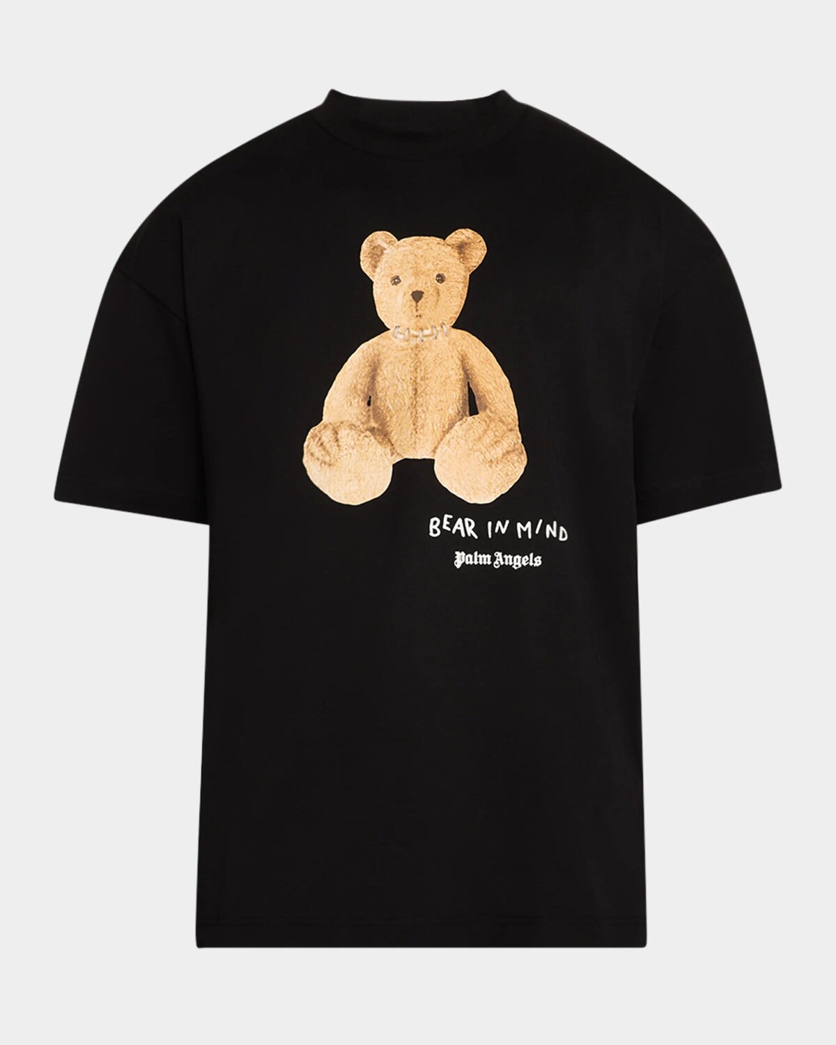 

Мужская футболка с рисунком Bear in Mind Palm Angels, цвет Black Brown