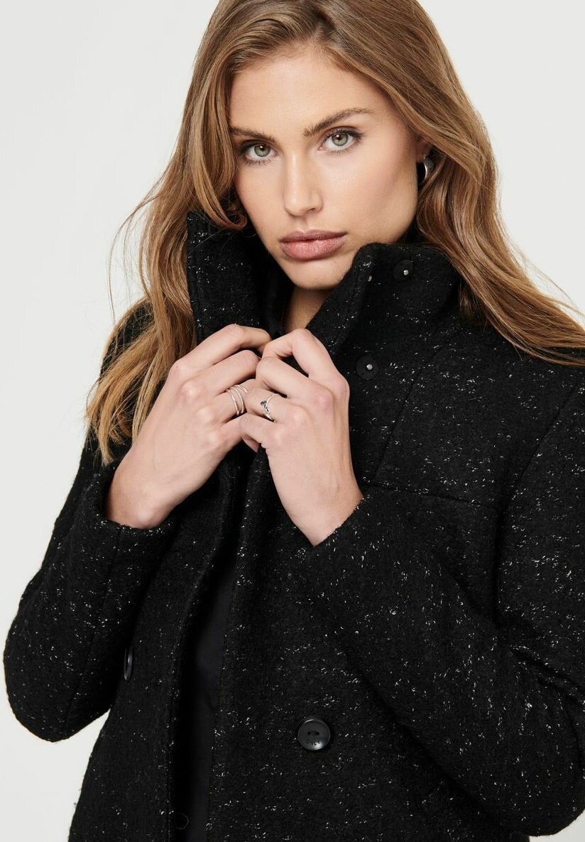 

Короткое пальто Newsophia Cc Otw ONLY, черное