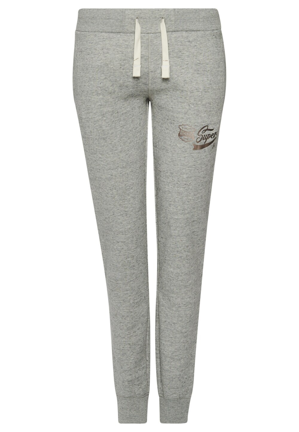 

Зауженные брюки Superdry Collegiate, светло-серый