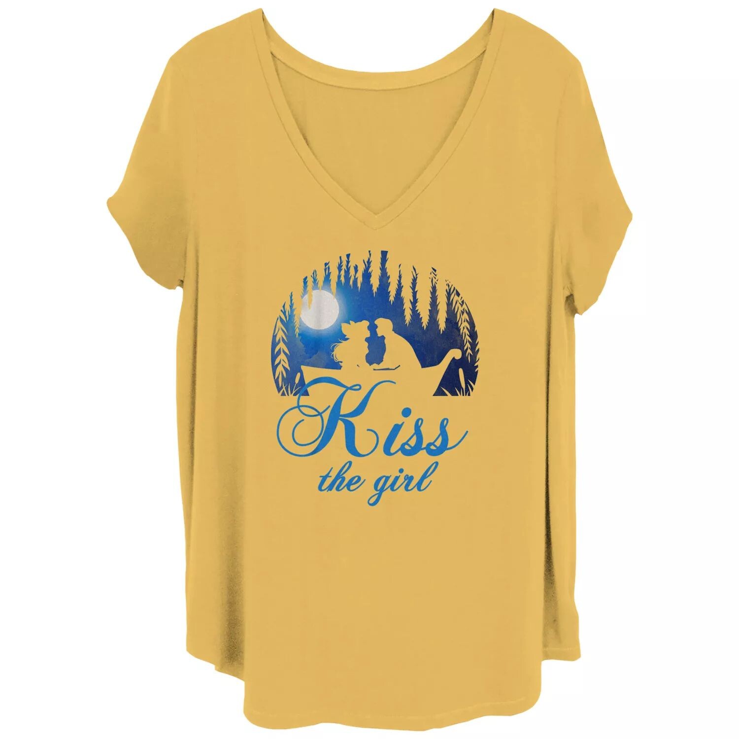 

Футболка Juniors' Plus Disney Little Mermaid Kiss Licensed Character