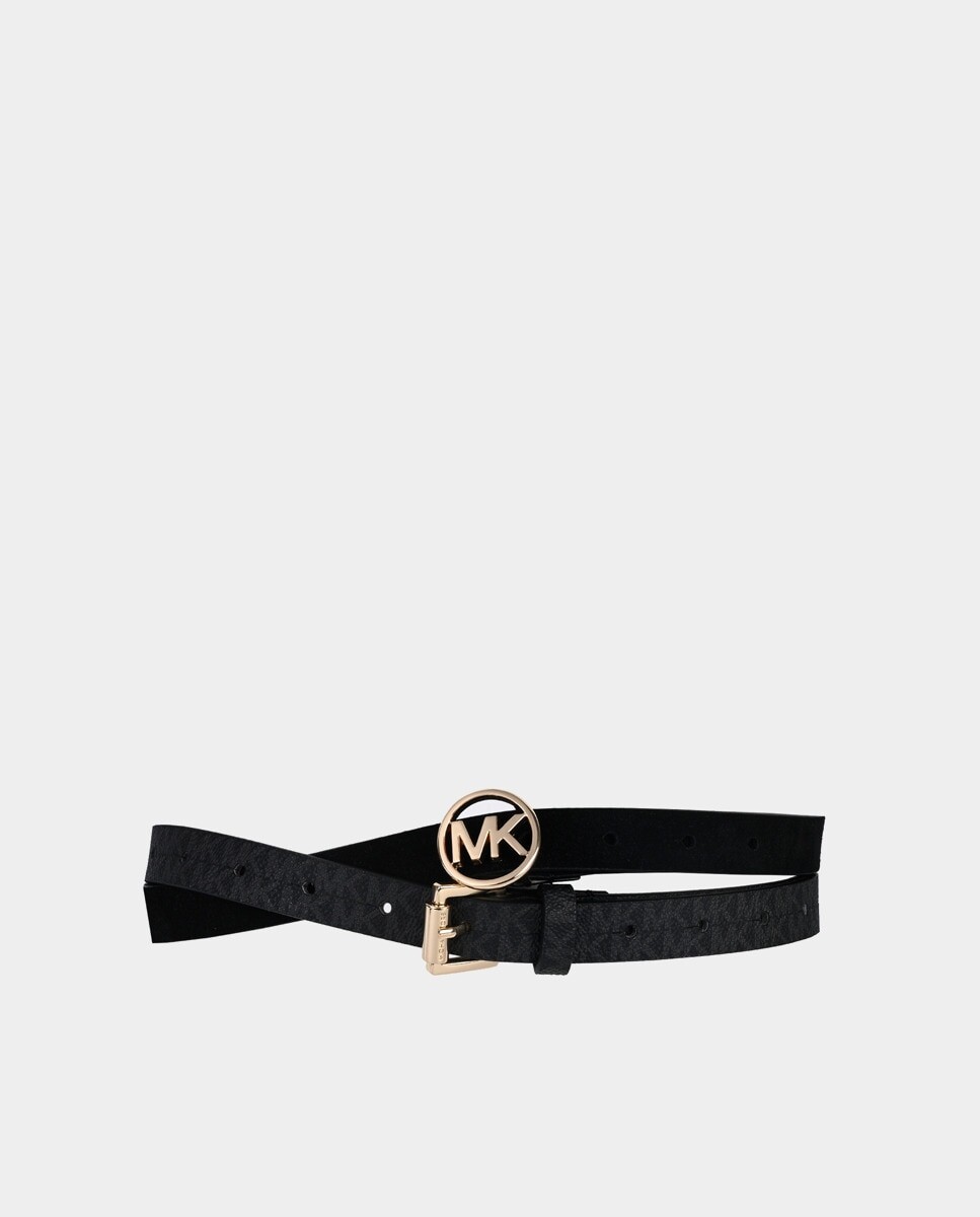 

Комплект из двух черных поясов Michael Kors, черный