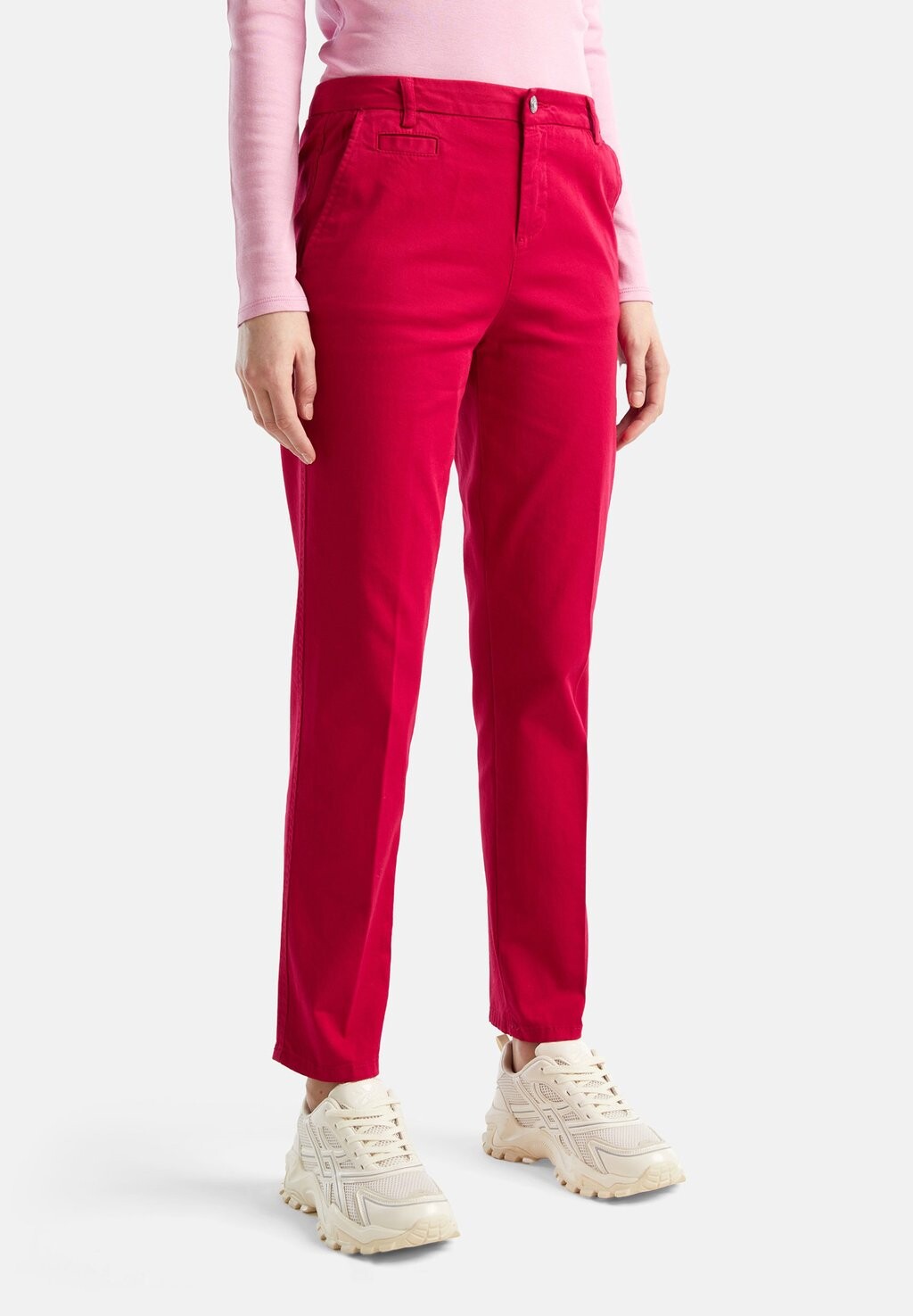 

Брюки чинос CHERRY United Colors of Benetton, цвет red