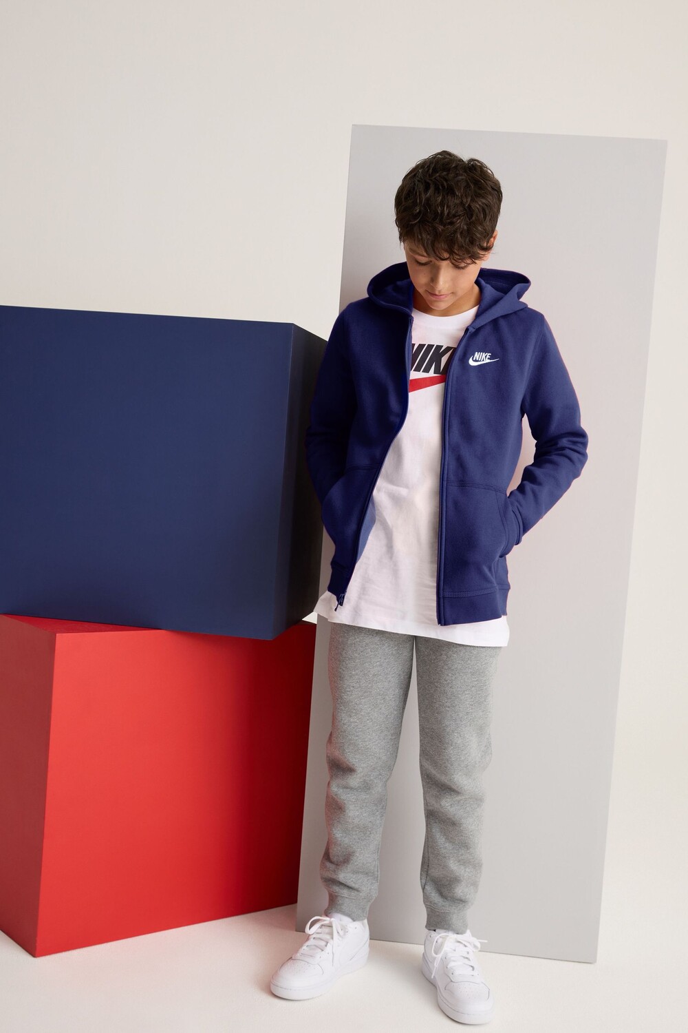 

Клубная толстовка на молнии Nike, синий