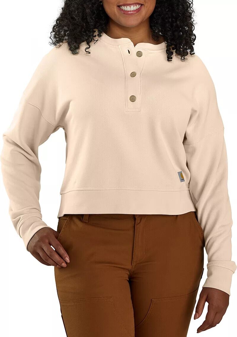 

Женская толстовка Carhartt из французской махровой ткани Henley