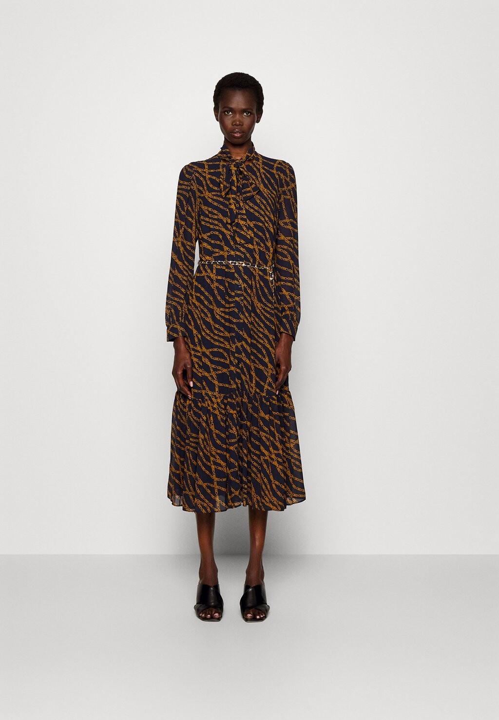 

Повседневное платье BIAS EMPIRE MIDI TIE MICHAEL Michael Kors, цвет marigold