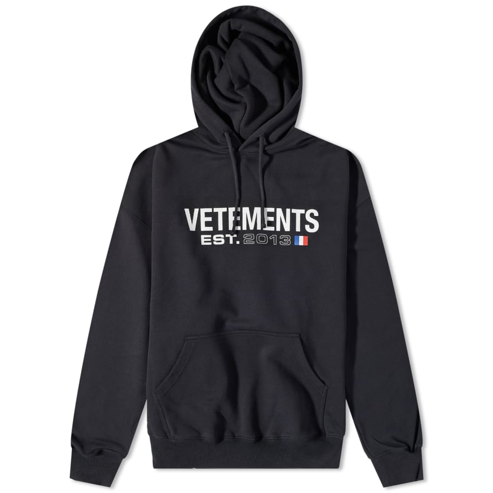 

Худи с логотипом Vetements, черный