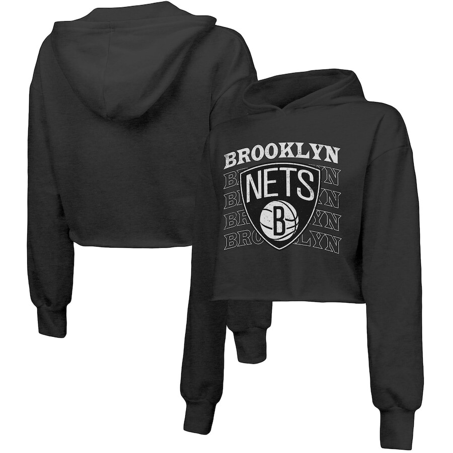 

Пуловер с капюшоном Majestic Threads Brooklyn Nets, черный