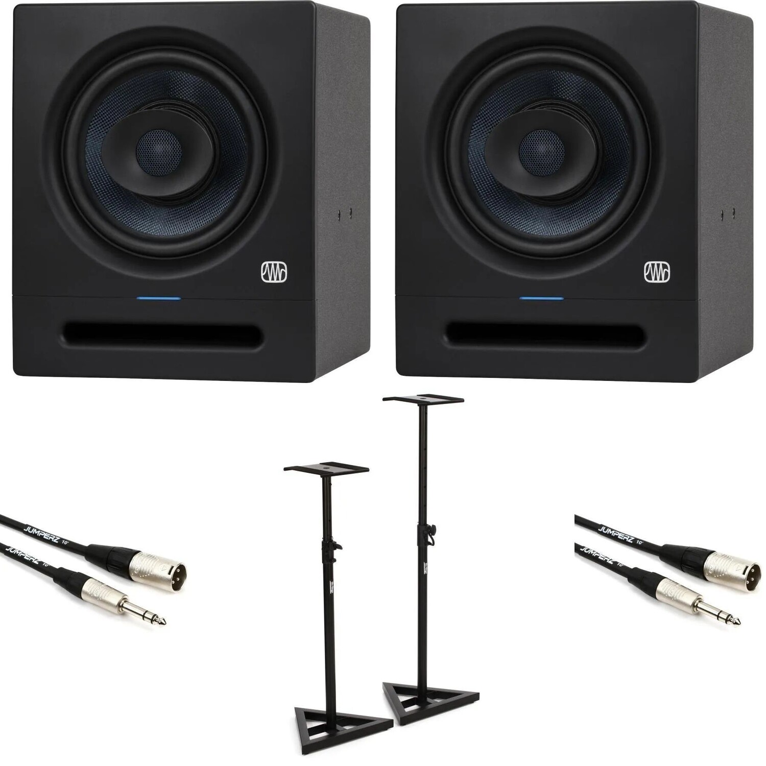 

Новый комплект PreSonus Eris Pro 8 с 8-дюймовыми активными студийными мониторами и подставками