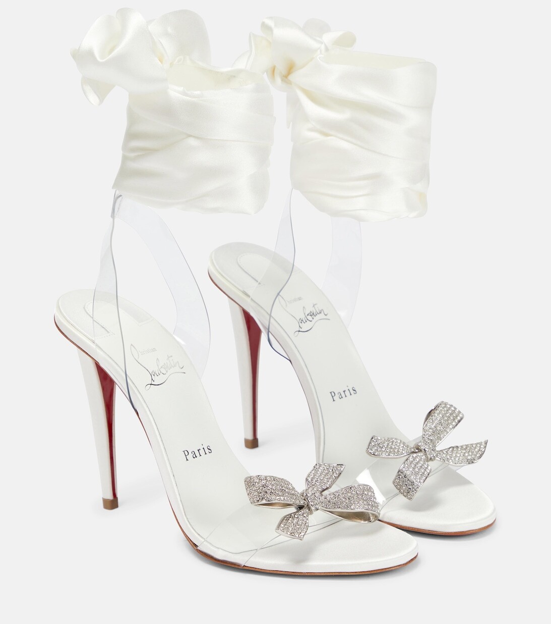 

Декорированные сандалии Astrinodo из ПВХ Christian Louboutin, белый