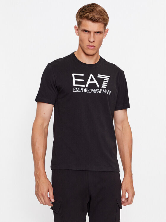 

Футболка стандартного кроя Ea7 Emporio Armani, черный