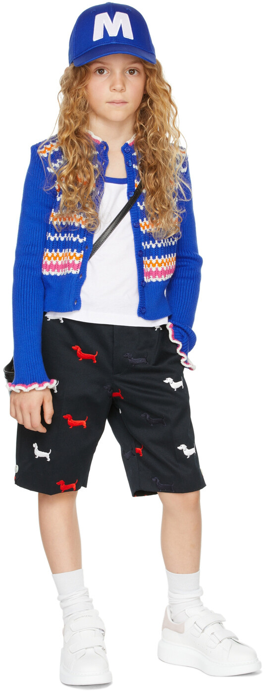 

Детская белая майка с логотипом Surf bluette Marni