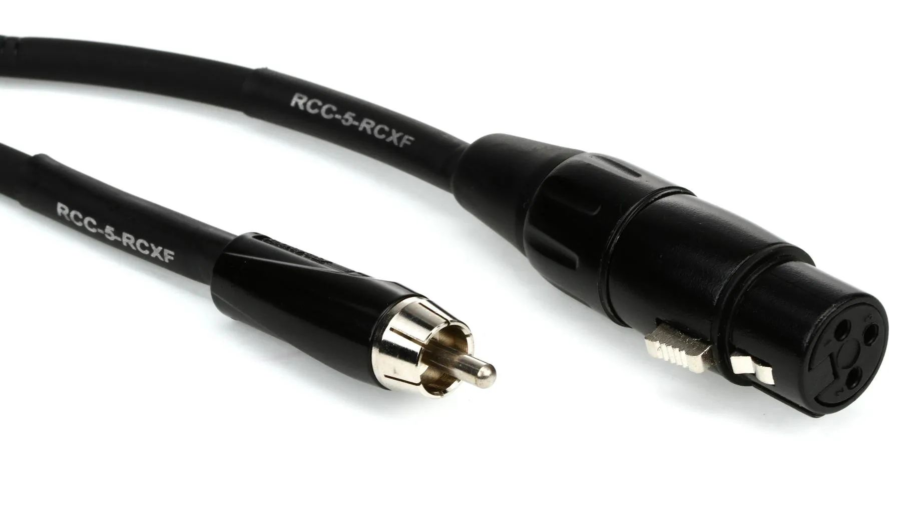 

Соединительный кабель Roland RCC-5-RCXF Black Series XLR «мама» и «папа» RCA — 5 футов