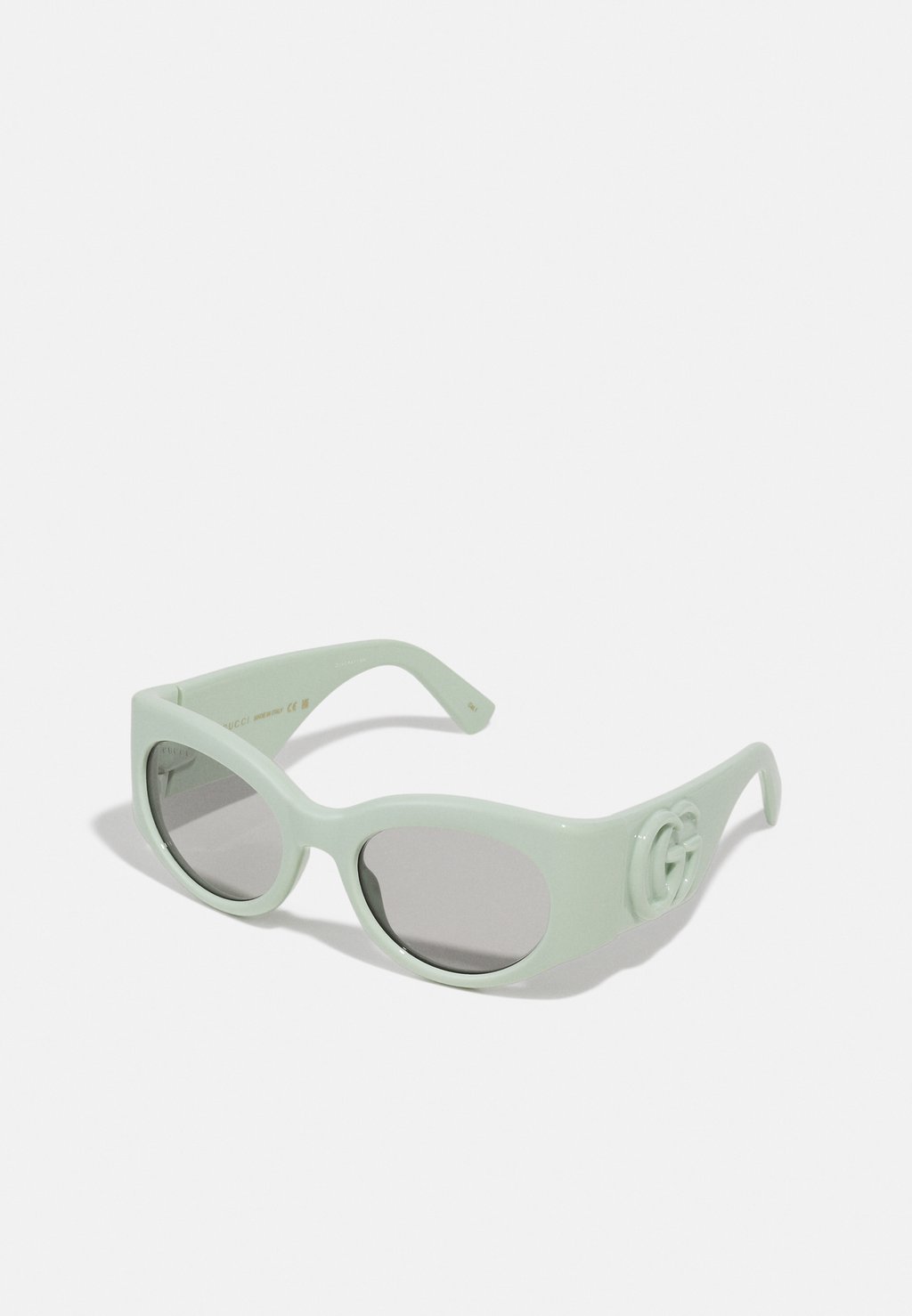 Солнцезащитные очки Gucci, зеленый/серый солнцезащитные очки gucci черный зеленый серый