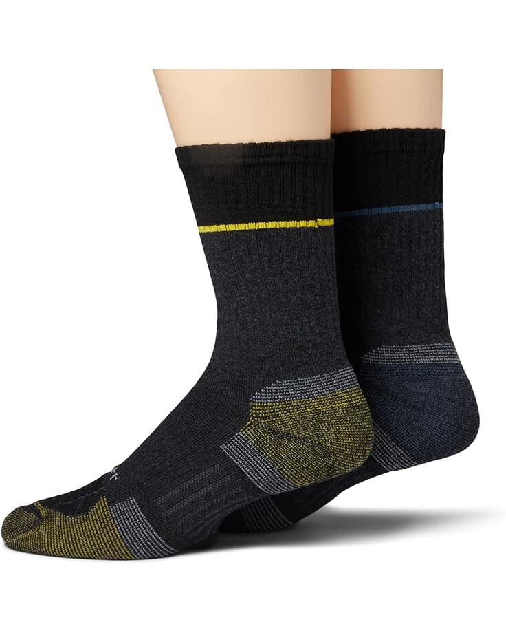 

Носки Carhartt FORCE Midweight Steel Toe Crew Socks 2-Pack, цвет Assortment #1