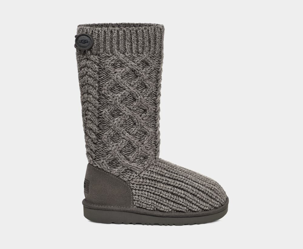 

Сапоги Classic Cardi Cabled Knit UGG, серый