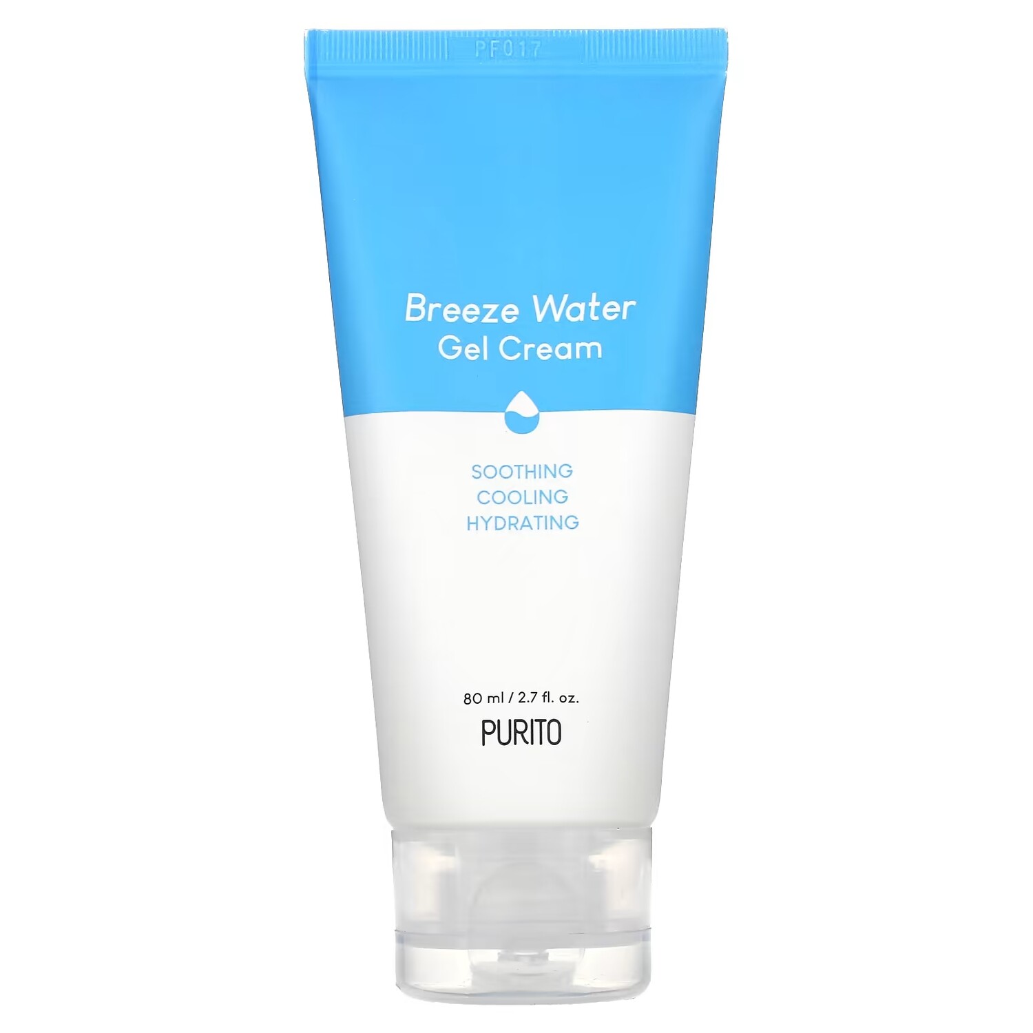 Purito Breeze Water Gel Cream, 2,7 жидких унции (80 мл) охлаждающий гель крем для лица purito breeze water 80 мл