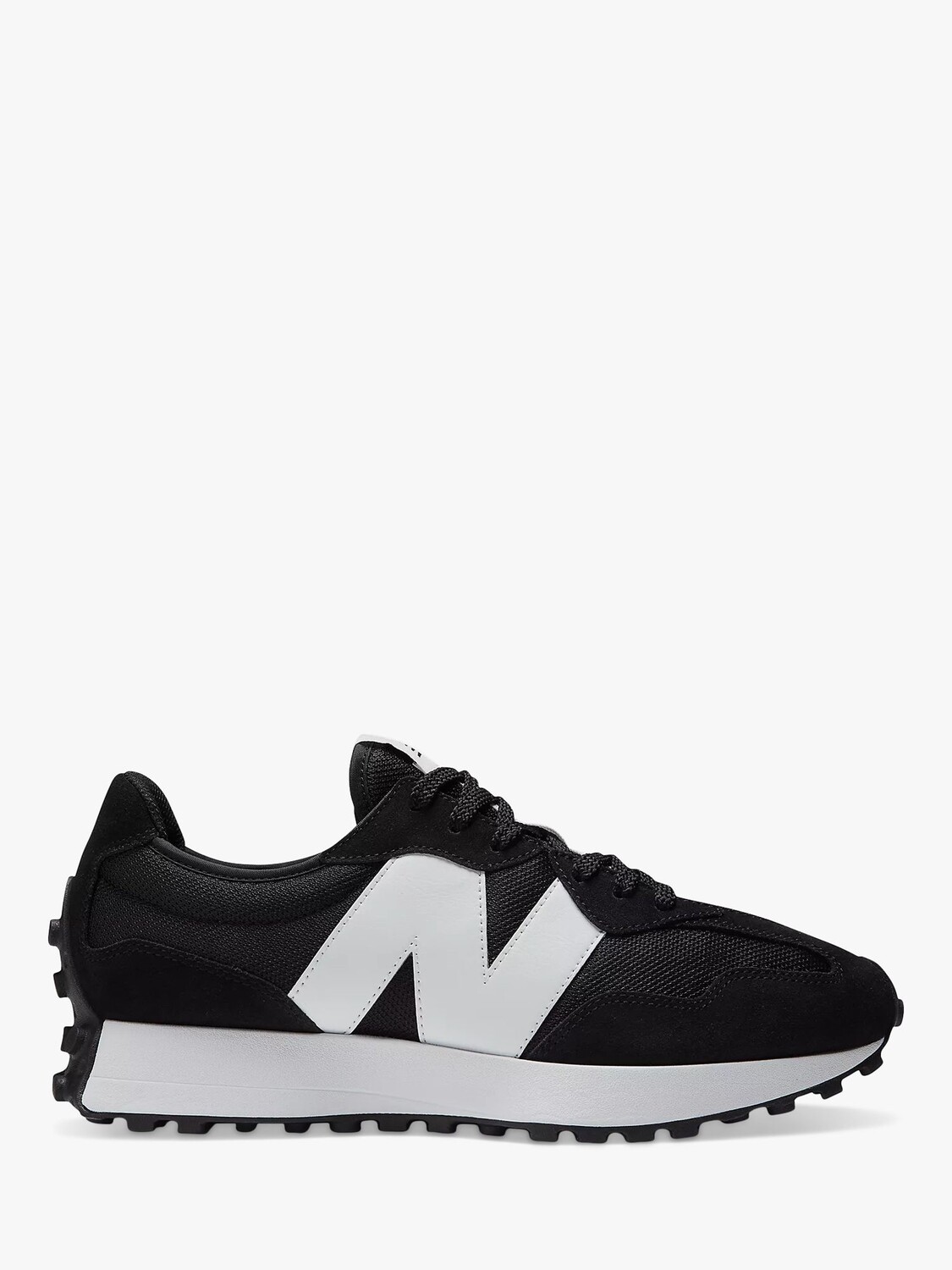 

Мужские замшевые кроссовки на шнуровке New Balance 327, черные