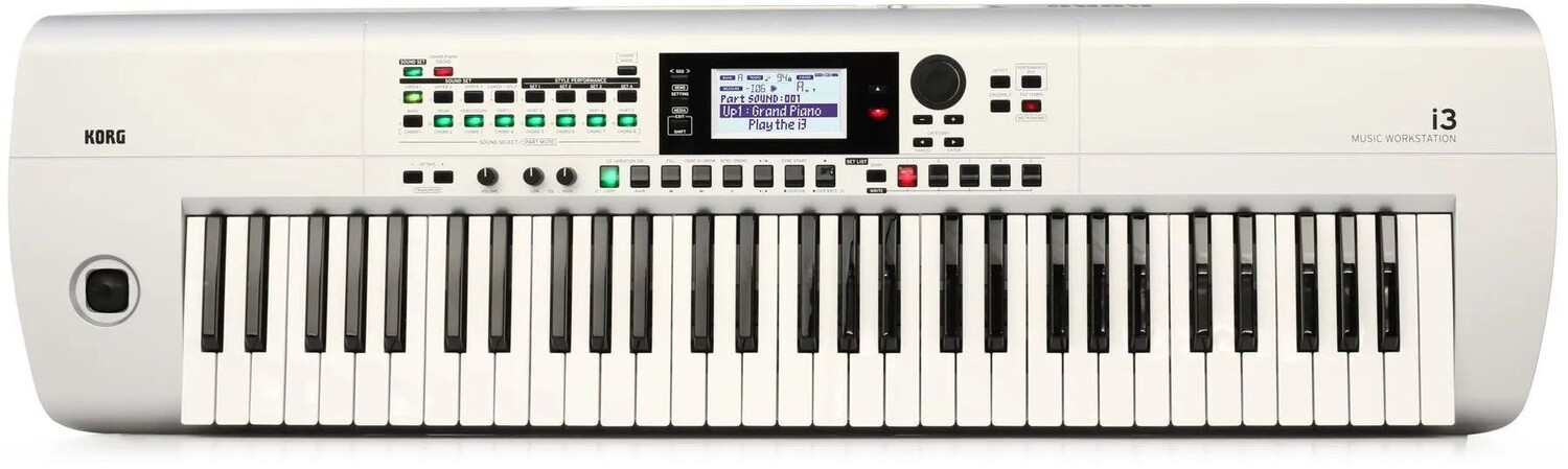 

Клавиатура-аранжировщик Korg i3 — серебристая