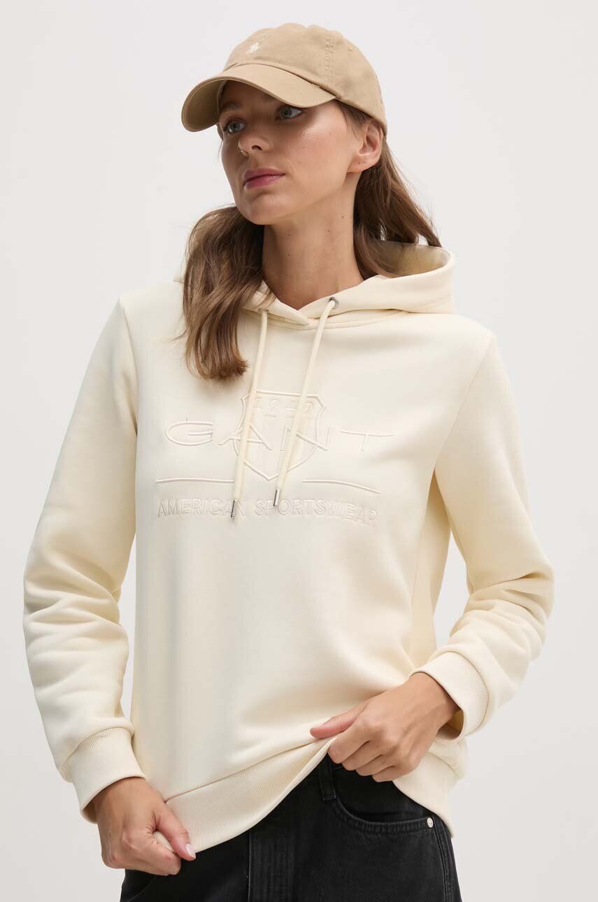 

Толстовка Гант Gant, бежевый