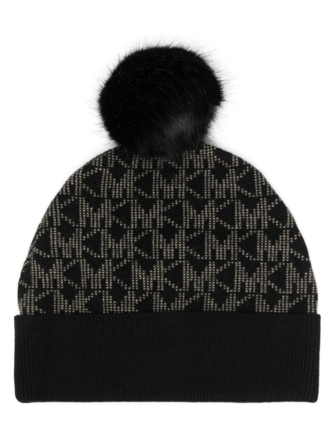 

Michael Michael Kors шапка бини с монограммой, черный