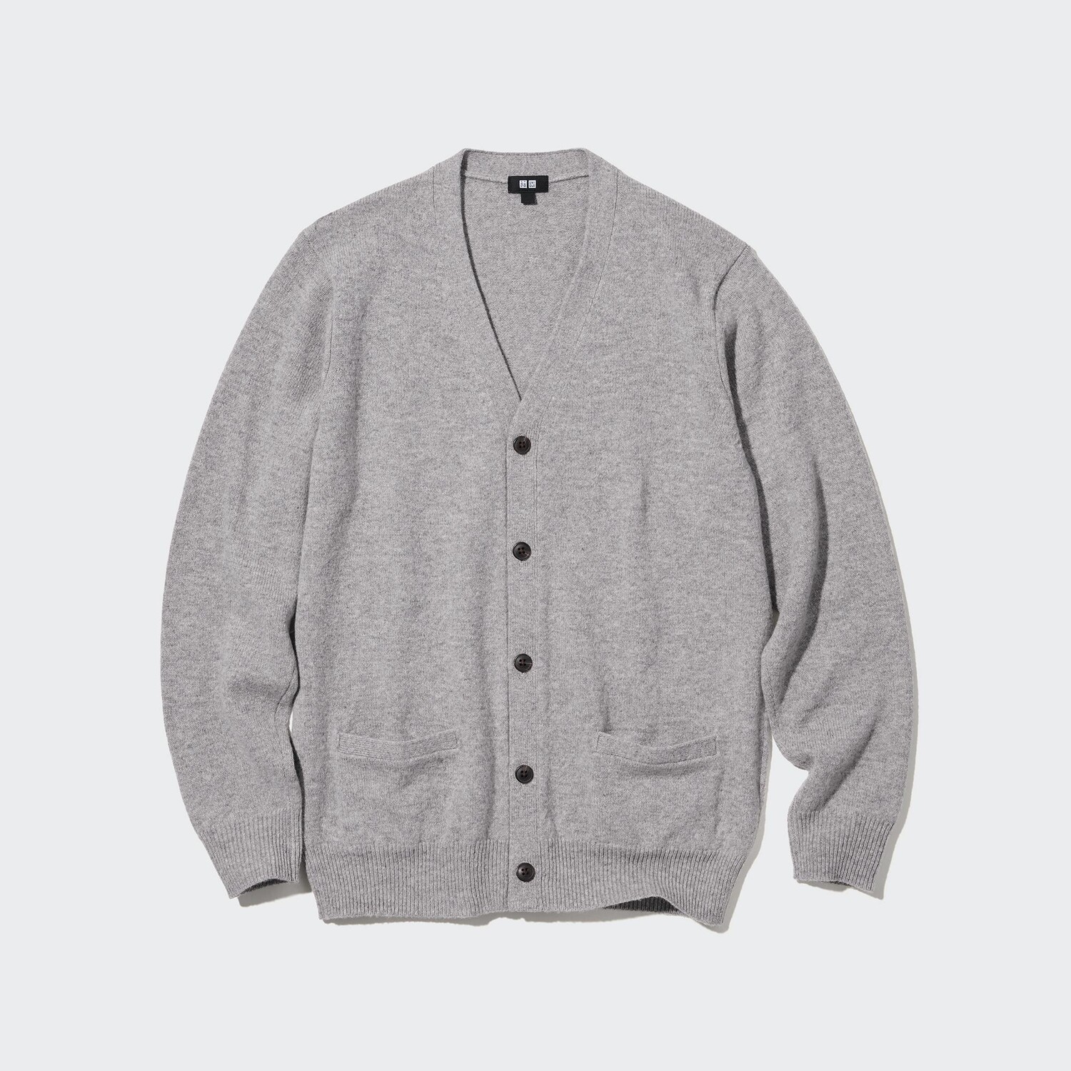 

Кардиган премиум из шерсти ягненка UNIQLO, серый
