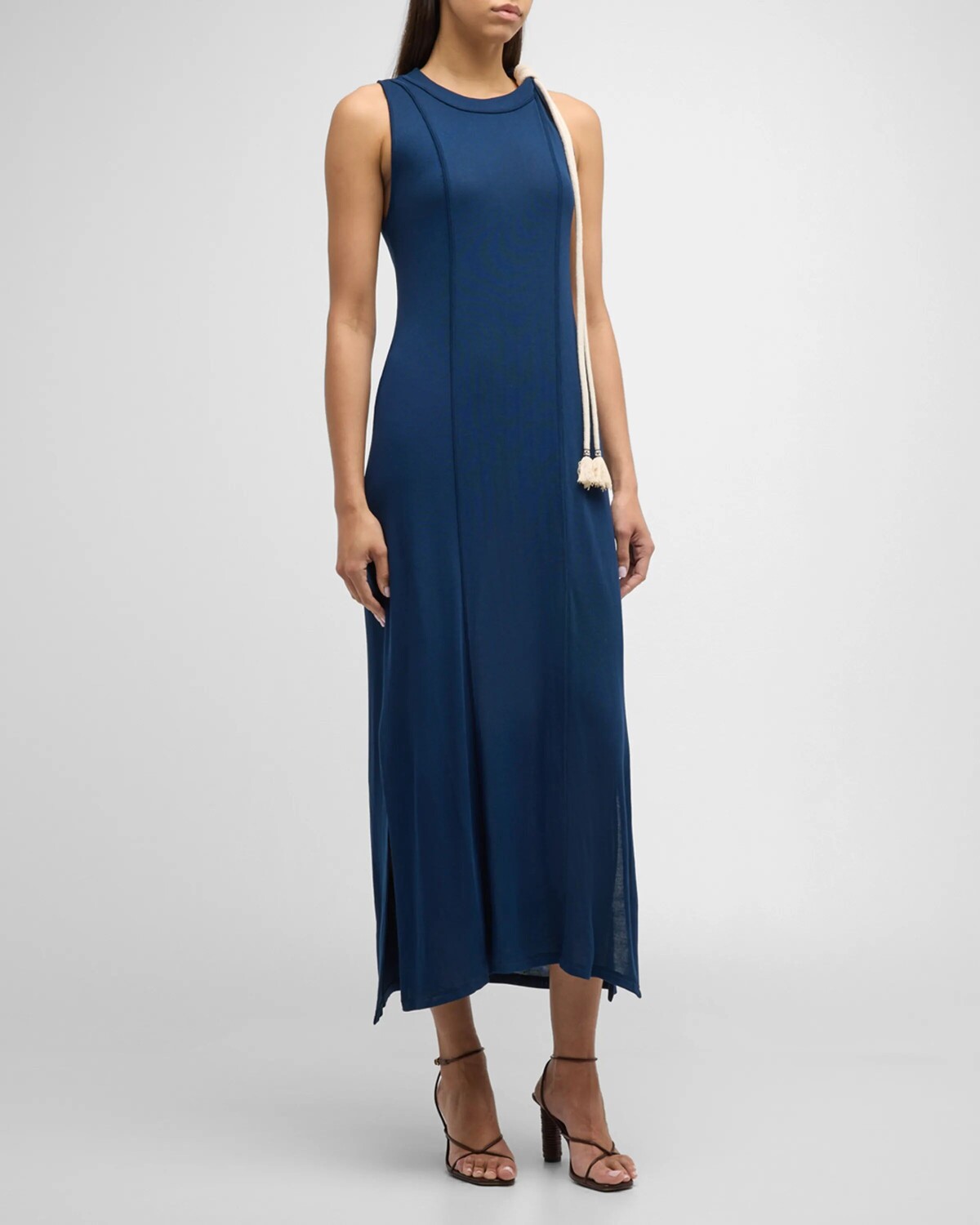 

Платье макси Levu с защипами pinkfilosofy, цвет 095 Dark Blue