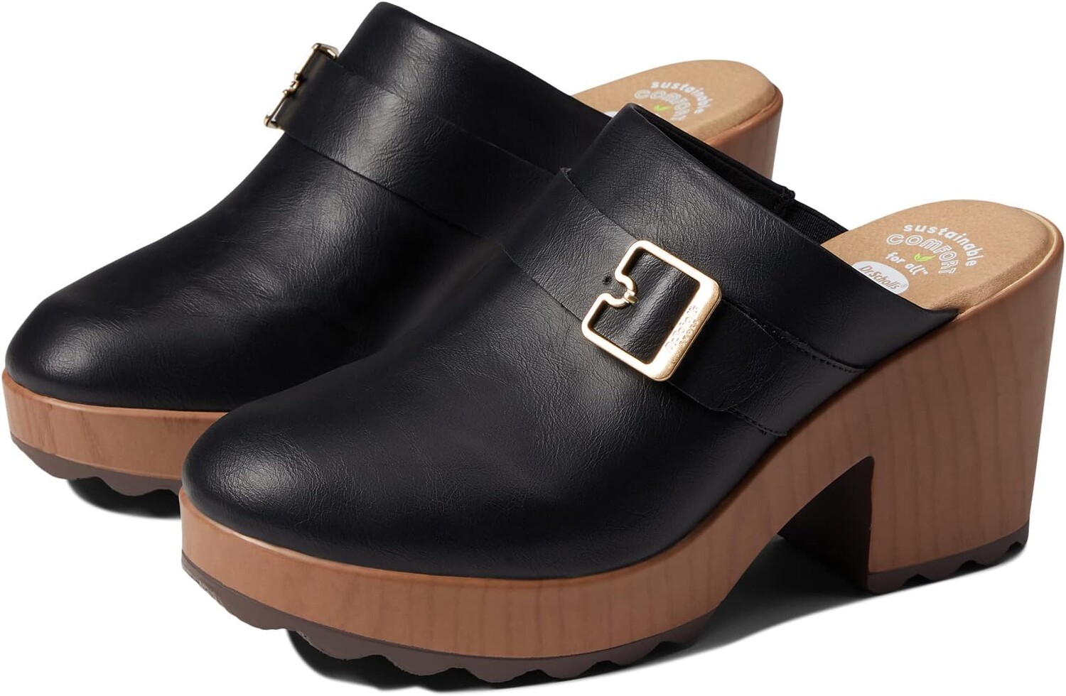 

Туфли Dr. Scholl's Wake-Up Clog, черный