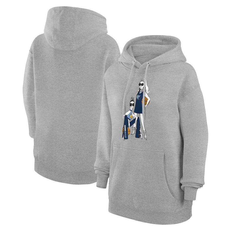 

Пуловер с капюшоном G-III 4Her by Carl Banks Memphis Grizzlies, серый