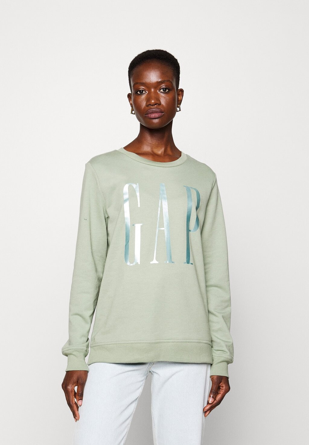 

Толстовка GAP Crew, бензиновый зеленый